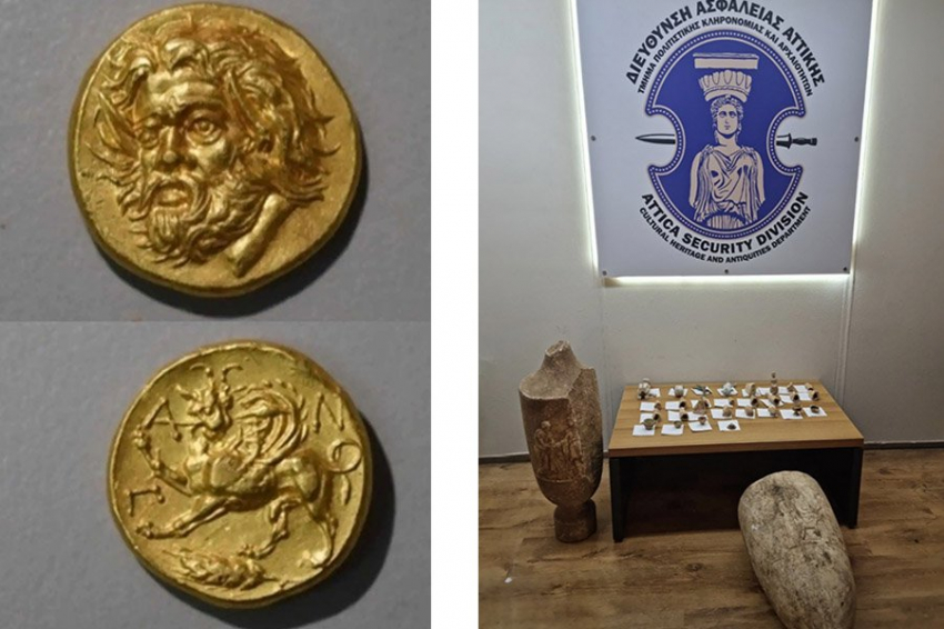 Нумизматический шедевр найден в ходе рейда контрабандистов