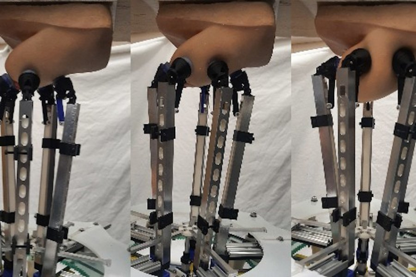 Манипулятор-маммолог щупает грудь женщин в поисках раковых уплотнений