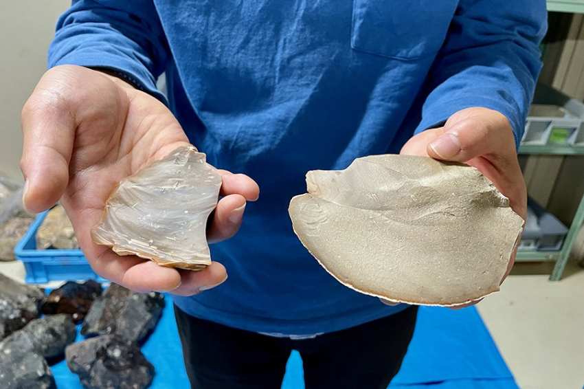 Люди палеолита, возможно, понимали свойства горных пород для изготовления каменных орудий