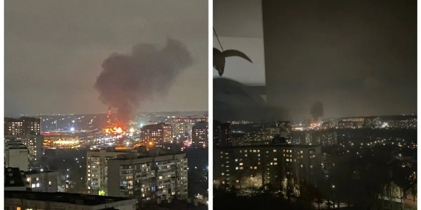 В Ростове-на-Дону горело 4000 квадратных метров рынка «Темерник» — фото пожара